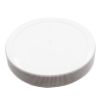 Picture of 89 mm, 89-400 White Ribbed, Matte Top, PP Plastic Cap, PS22 Printed Liner