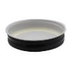 Picture of 70 mm, 70G-450 Black Button Metal Screw Cap w/ Plastisol Liner