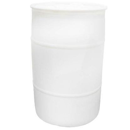 Picture of 30 Gallon Natural Plastic HDPE Tight Head Drum w/ 2" & 2" Fittings