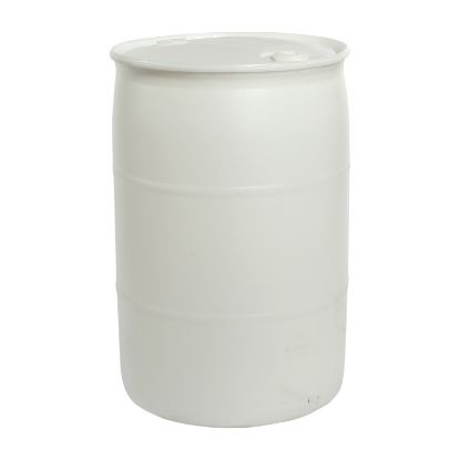 Picture of 55 Gallon Natural Plastic Tight Head Drum w/ 2" Buttress and 2" NPS Fittings, UN Rated