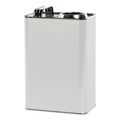 Picture of 1 Gallon White Coat F-Style Metal Can, Unlined, 57 mm, 610x907 (Bulk Pallet)