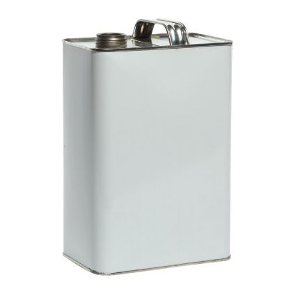 Picture of 1 Gallon White Coat F-Style Metal Can, Unlined, 1 1/4" Alpha Opening, 610x907, 40/Case