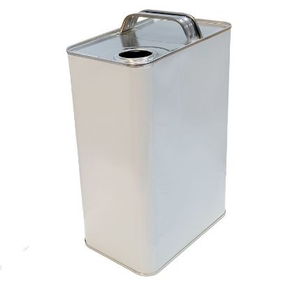 Picture of 1 Gallon White Coat F-Style Metal Can, 32 MM Rel Opening, UN Rated, Tem Tex