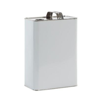 Picture of 1 Gallon White Coat F-Style Metal Can, Unlined, 32 mm Rel Off Center, 610x907 (Bulk Pallet)