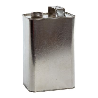 Picture of 1/2 Gallon F-Style Metal Can, 1 1/4" Alpha Opening, 502x718, Unlined, 75/Case