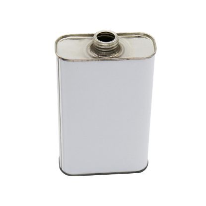 Picture of 500 ml F-Style Rectangular Metal Can, Unlined, 25 mm Screw Neck, 96 mm x 154 mm