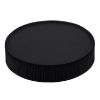 Picture of 58 mm, 58-400 Black Ribbed Sides, Matte Top, PP Plastic Cap w/ PV Liner