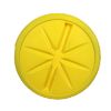 Picture of 20 Gallon Plastic HDPE Yellow Screw Top Overpack Open Head Drum w/ Screw Top Cover, UN Rated