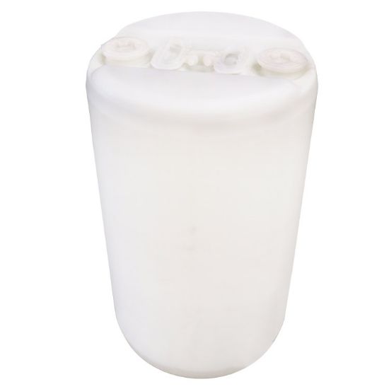 Picture of 20 Gallon Natural HDPE Plastic Tight Head Drum, 2" Buttress, 2" NPS, 2 Handles