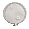 Picture of 55 Gallon Blue HDPE Plastic Open Head Drum, Natural Cover, UN Rated