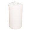 Picture of 20 Gallon White HDPE Plastic Tight Head Drum, 2" Buttress & 2" NPT Fittings, UN Rated