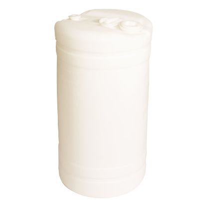 Picture of 15 Gallon Natural Plastic HDPE Tight Head Drum with 2" Buttress & 3/4" NPS Fittings, UN Rated