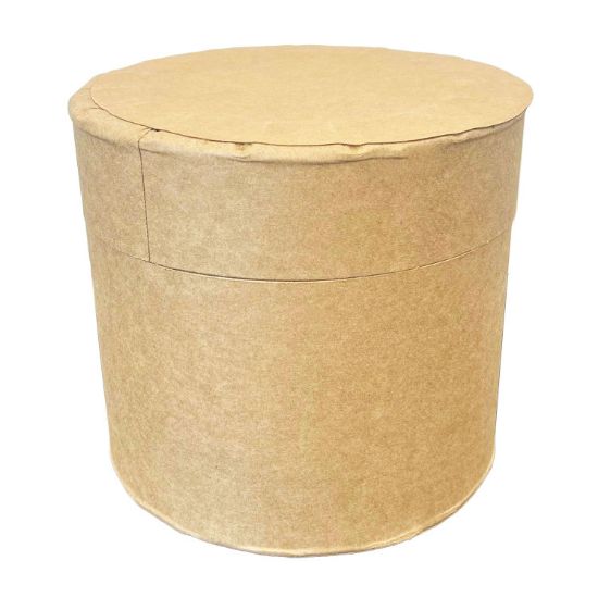 Picture of 2.5 Gallon Kraft All-Fiber Open Head Drum, w/ Slip On Cover