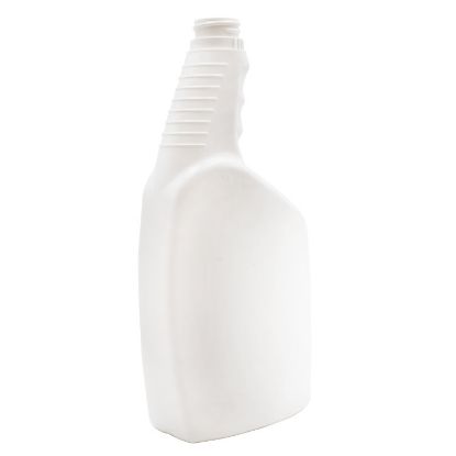 Picture of 24 oz White HDPE Plastic Trigger Sprayer Bottle, 28 mm, 28-400, 50 Grams, Flame Treated, Ratchet Neck