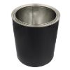 Picture of 1 Gallon Metal Black Paint Can, 610 x 710, Unlined