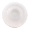 Picture of 70mm (6 TPI) Tamper Evident Natural PE Plastic Screw Cap, w/ 3/4" Knock Out, EPDM Gasket, PVTFE Vented