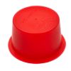 Picture of 38 mm Red LDPE Plastic Tapered T-14 Cap Plug