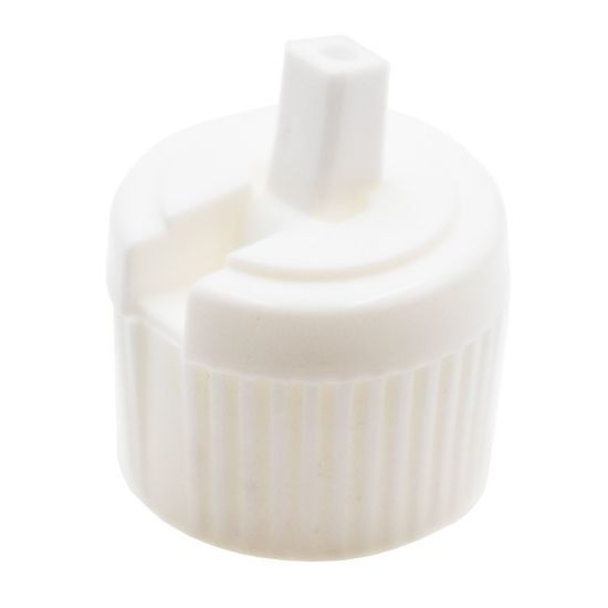 Picture of 20mm, 20-410 White LDPE Plastic Turret Spout, 2.5mm Orifice, PS149