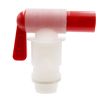 Picture of Red/Natural Smooth Side Faucet Plastic PP/HDPE 3/4" Aeroflow Tap