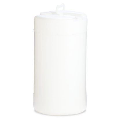 Picture of 15 Gallon Natural HDPE Plastic Tight Head Drum, 2" Buttress & 3/4" NPS, w/ Plastic Hinged Handle, UN Rated