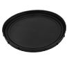 Picture of 32 oz, 1 Quart, Black HDPE Plastic Vapor Lock Lid