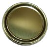 Picture of 1 Quart Metal Round Paint Can Lid, Gold Phenolic Lined, w/ Compound Gasket