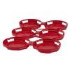 Picture of Red PCR HDPE Can Carriers for 202 Beverage Cans – 6-Pack Handle