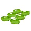 Picture of Tropical Lime Green PCR HDPE Can Carriers for 202 Beverage Cans – 6-Pack Handle