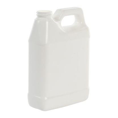 Picture of 32 OZ White HDPE Plastic F-Style Bottle, 33-400, 65 Gram