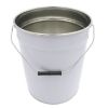 Picture of 20 Liter White Tin Plate Open Head Pail, Unlined