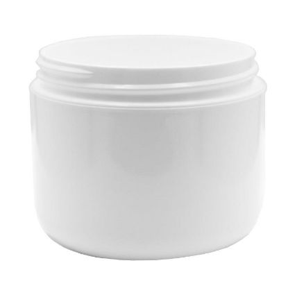 Picture of 4 oz White PP Plastic Outer Double Wall Jar, 70 mm 70-400 mm