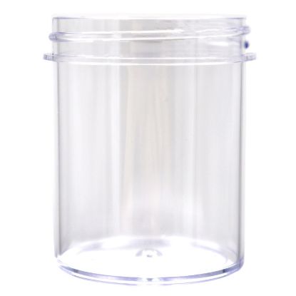 Picture of 4 oz Clear PS Plastic Wide Mouth Jar, 58mm 58-400