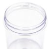 Picture of 4 oz Clear PS Plastic Wide Mouth Jar, 58mm 58-400