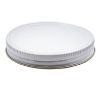 Picture of 100 mm 100-400 White Metal Cap, w/ Pulp & Kraftseal Liner