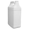 Picture of 128 oz White HDPE Plastic F-Style, Fluorinated Level 3, 38-400 Neck Finish, 165 Gram