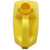 Picture of 128 oz Yellow HDPE Plastic F-Style Bottle, 38-400 Neck Finish, Fluorinated Level 3