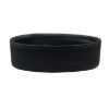 Picture of 38 mm, 38-400 Black PP Plastic Matte Top, Ribbed Side Cap w/ F217 Liner