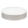 Picture of 58 mm, 58-400 White PP Plastic Matte Top, Ribbed Side Unlined Cap