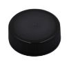 Picture of 33 mm 33-400 Black PP Plastic Matte Top, Ribbed Side Cap, Foam Liner