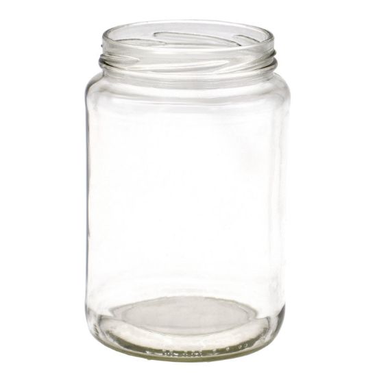 Picture of 24 oz Flint Sauce Jar, 82 mm Lug, 12x1 w/ Kraft Shipper Box