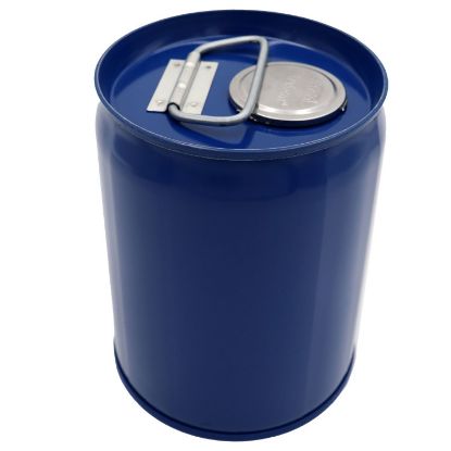 Picture of 1 Gallon Blue Steel Tight Head Pail, Rust Inhibited Lined, Rieke Prep w/ Dust Cap, UN Rated