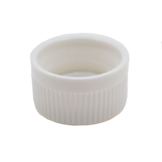 Picture of 24-400 White PP Plastic Child Resistant Cap, Plain Heat Seal Liner for HDPE