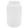Picture of 128 oz Natural HDPE Plastic Wide Mouth Round Jar 110-400, 4X1, 110 Gram