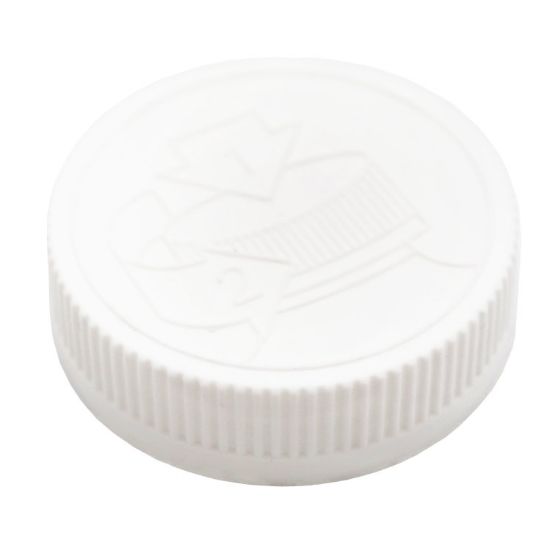 Picture of 53 mm, 53-400 White PP Plastic Child Resistant Cap with F217 Liner