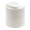 Picture of 24mm, 24-410 White PP Plastic Small Disc Top Cap, .308 Orifice