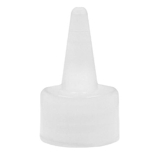 Picture of 20 mm 20-410 Natural LDPE Plastic Yorker Spout, .030" Orifice, No Tip