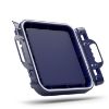 Picture of 32 Liter CurTec Dark Blue Square HDPE/PP Plastic Fold Pack Press-On Lid Closure for Fold Pack Pail, UN Rated