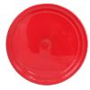 Picture of 3.5-6 Gallon Red #186 HDPE Plastic Pail Cover, Tear Tab, EPDM Gasket