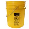 Picture of 5 Gallon Yellow HDPE Open Head Pail, w/ CWL