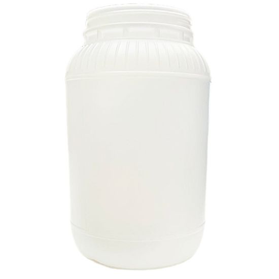 Picture of 128 oz Natural HDPE Plastic Wide Mouth Jar, 110 mm 110-400, 110 Gram
